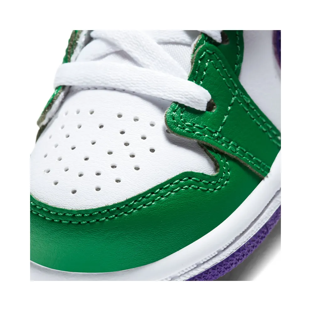 Jordan 1 Mid Incredible Hulk (TD) Aloe Green/White-Court Purple (640735-300)