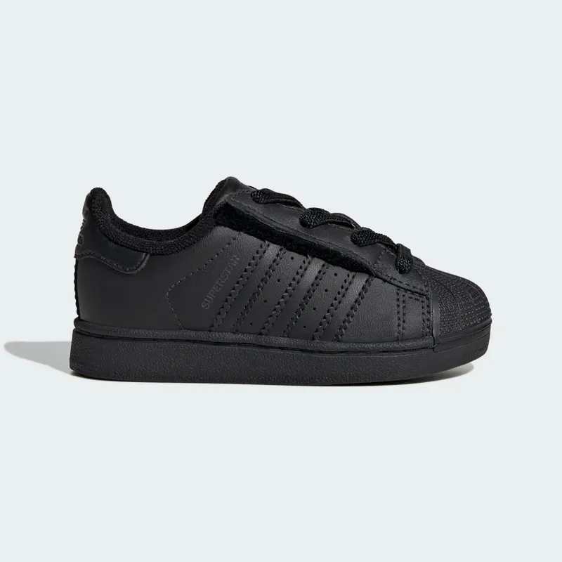Adidas Superstar II Elastic Lace Kids Core Black / Core Black / Core Black (JR9415)