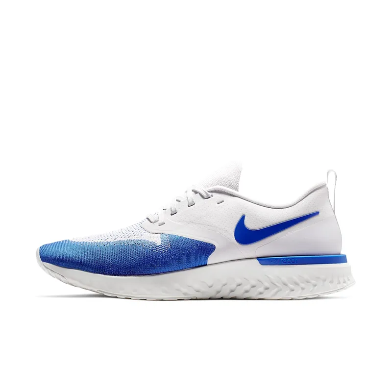 Nike Odyssey React Flyknit 2 Vast Grey Vast Grey Platinum Tint White Game Royal (AH1015-004)