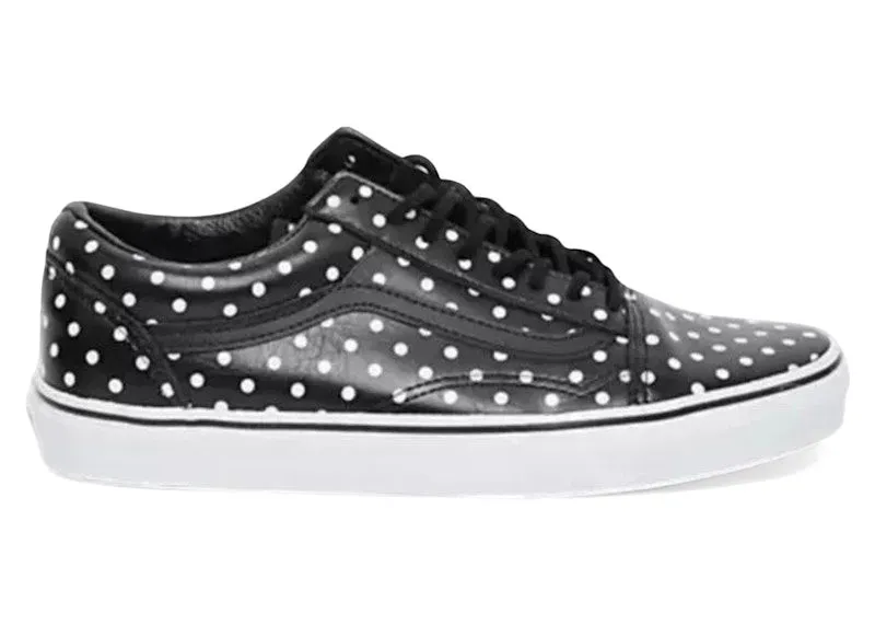 Vans Old Skool Leather Black Polka Dot (VN03Z6HUJ)