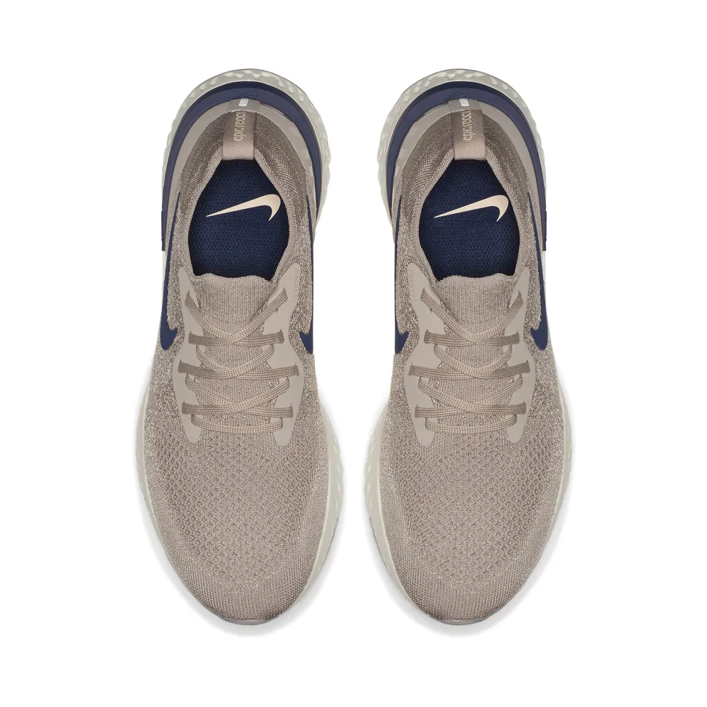 Nike Epic React Flyknit Diffused Taupe Diffused Taupe/Blue Void-Phantom (AQ0067-201)