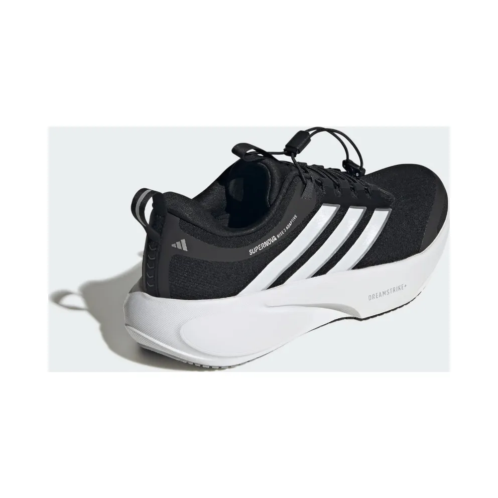 Adidas SUPERNOVA RISE 3 ADAPTIVE Running Shoes Core Black / Cloud White / Carbon (JQ4346)