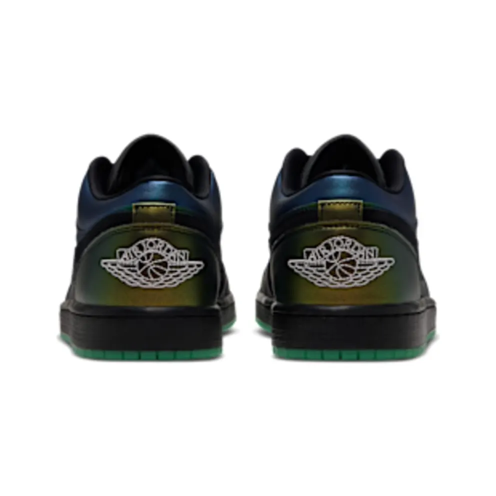 Air Jordan 1 Low – Space Jam – “Black / Action Green / Yellow Zest / Metallic Silver” (IX6375-001)