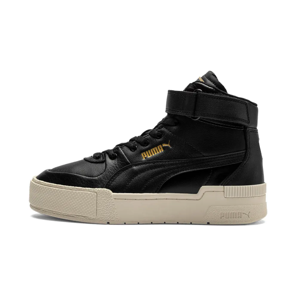 Puma Cali Sport Top Warm Up Black/White/Gold (37343606)
