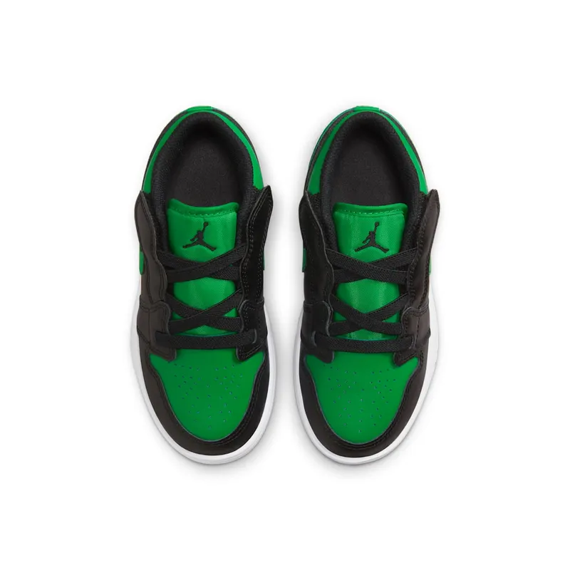 Jordan 1 Low ALT Black Lucky Green White (BQ6066-065)
