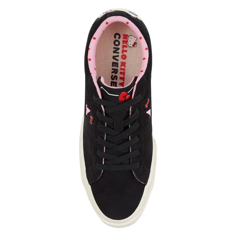 Converse One Star Ox Hello Kitty Black Black/Prism Pink-Egret (162938C)