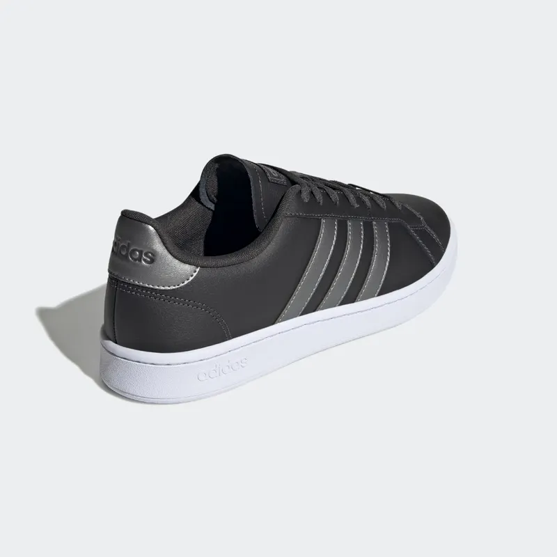 Adidas Grand Court Carbon / Iron Metallic / Cloud White (H04547)