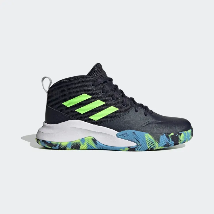 adidas Own the Game Wide Legend Ink / Signal Green / Signal Cyan (FW4566)