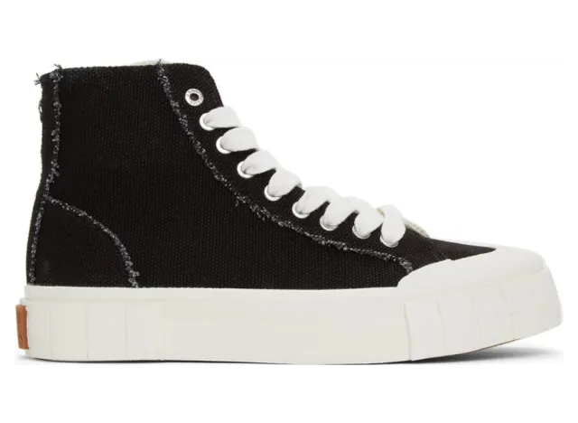 Good News Black and Off-White Seasonal Palm High Sneakers (GNPALM021)