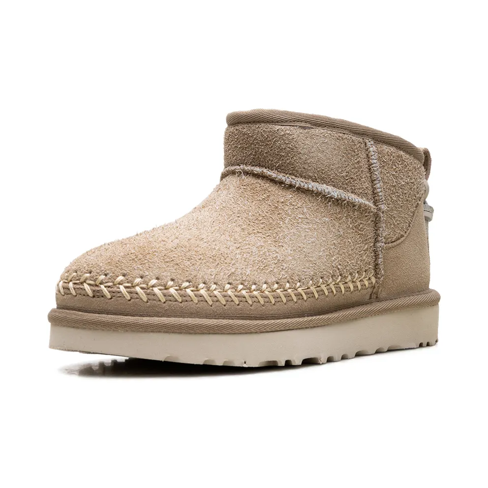 Ugg Classic Ultra Mini Biarritz Boot “Mustard Seed” (1171538-MDSD)