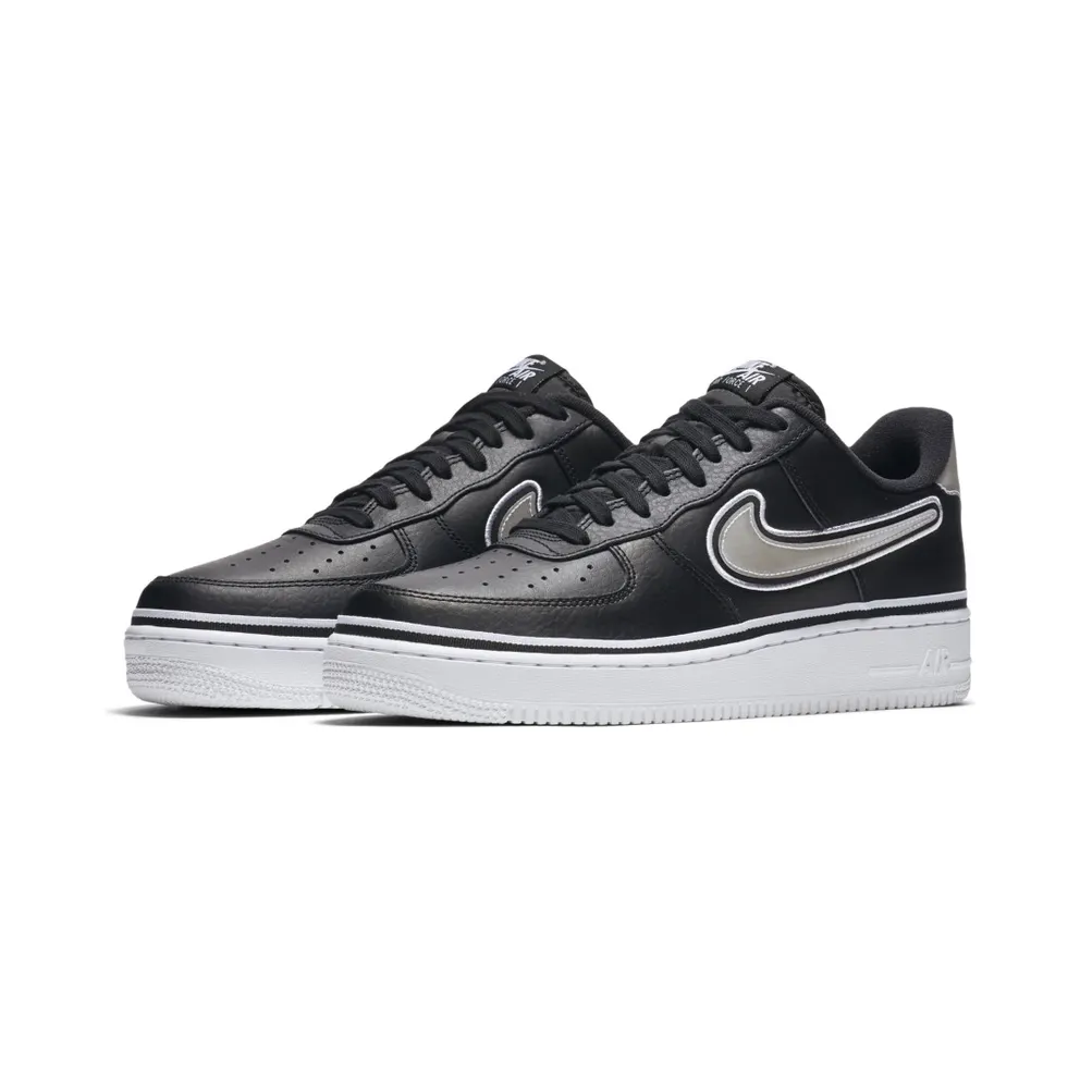 Nike Air Force 1 Low Sport NBA Black White Black/White (AJ7748-001)