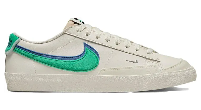 Nike Blazer Low 72 Double Swoosh Sail Green Blue (DO9777-001)
