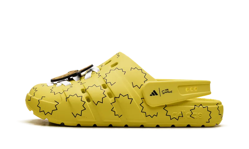 Adidas Adilette Clog “The Simpsons Yellow Black” (HQ2580)