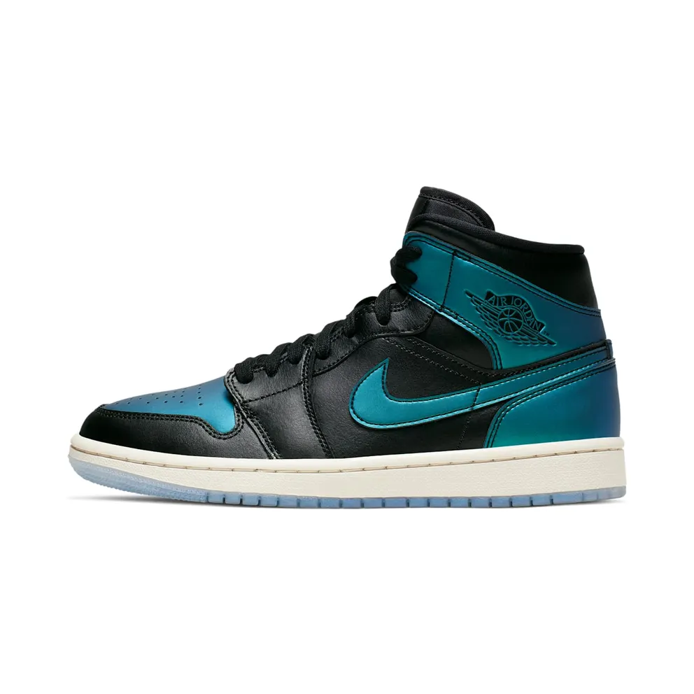 Air Jordan Womens Nike AJ I 1 Mid ‘Iridescent’ (2019) (BQ6472-009)
