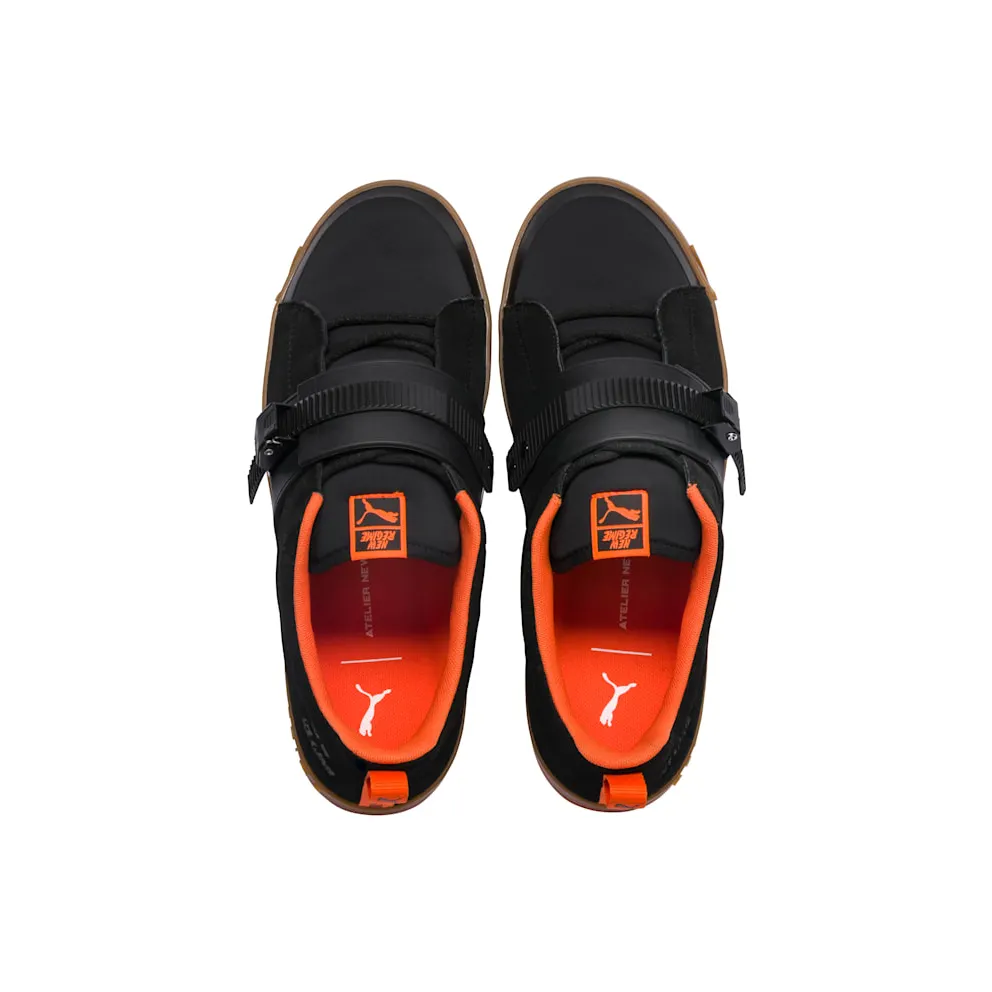 Puma Court Platform Brace Atelier New Regime Black Puma Black/Scarlet Ibis (366537-02)
