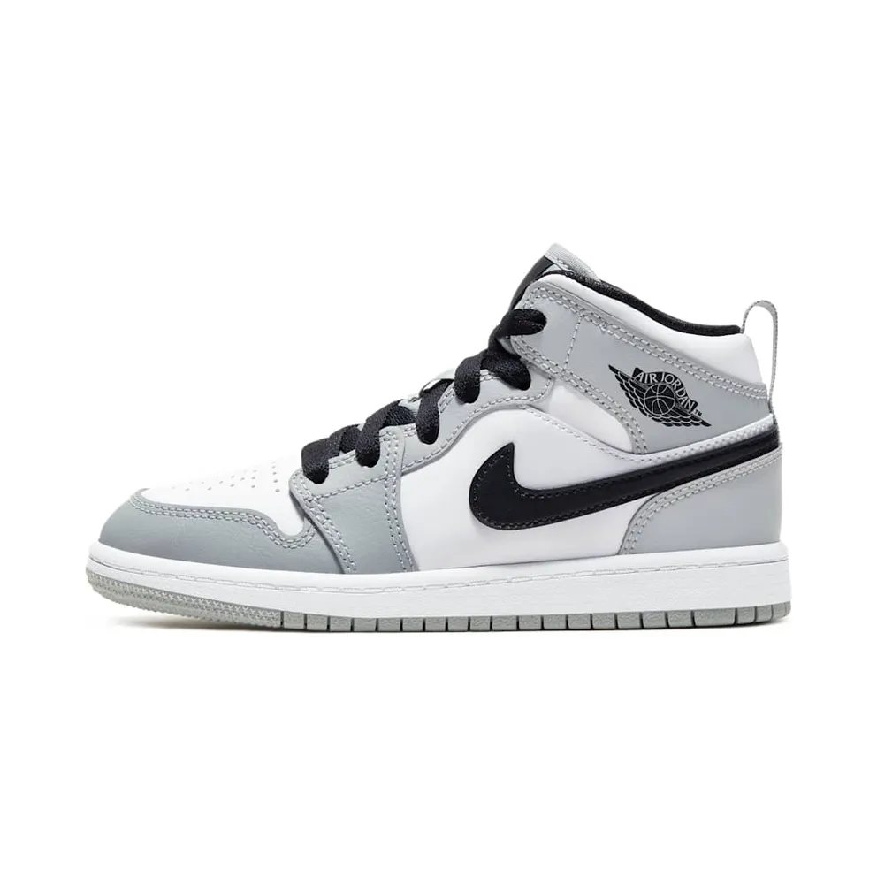Jordan 1 Mid Light Smoke Grey (PS)