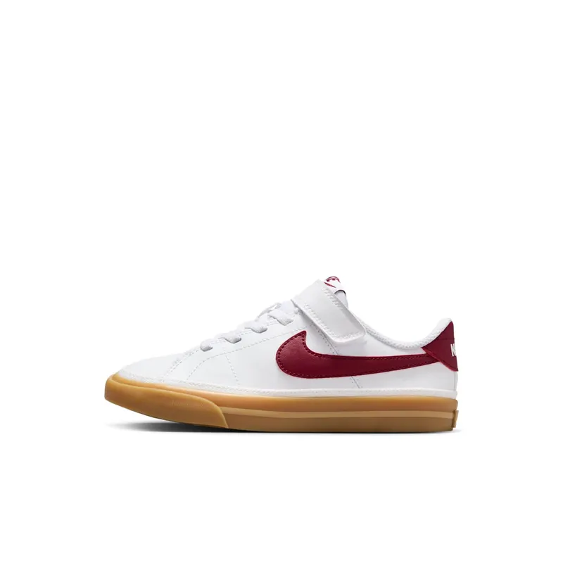Nike Court Legacy White Gum Yellow Team Red (DA5381-132)