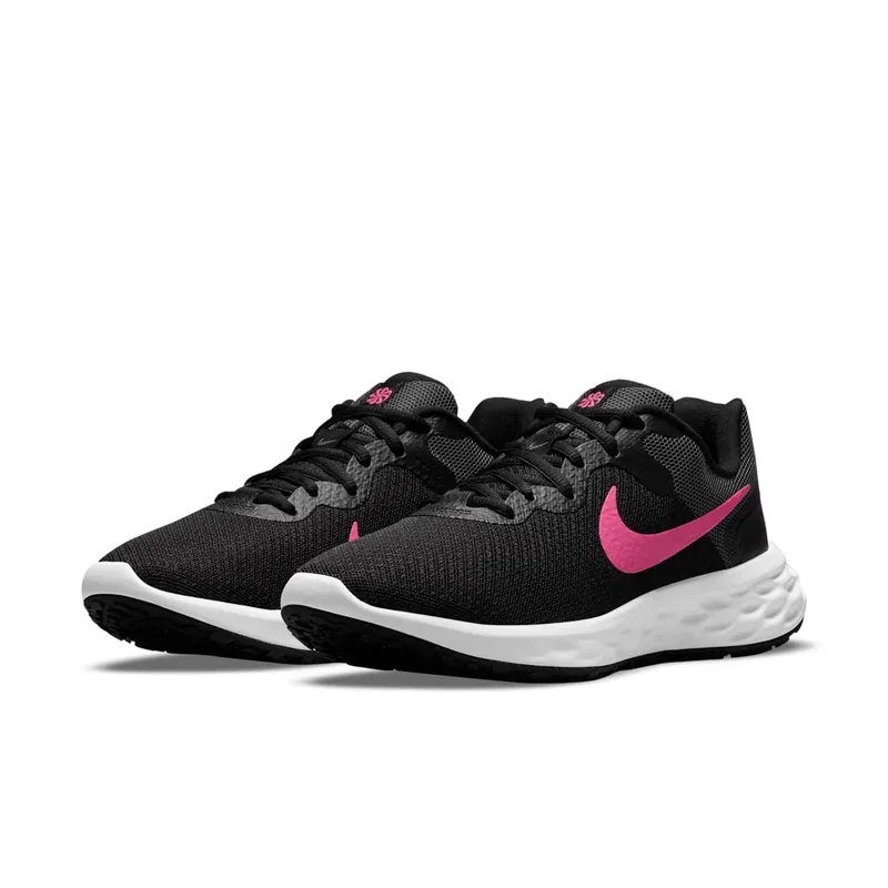 Nike Revolution 6 Next Nature Road Running Black 50% Sustainable Materials (DC3729-002)