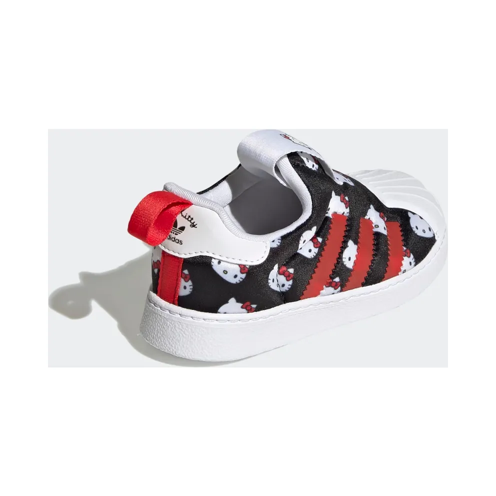 Adidas Hello Kitty Superstar 360 Cloud White / Core Black / Vivid Red (GY9214)