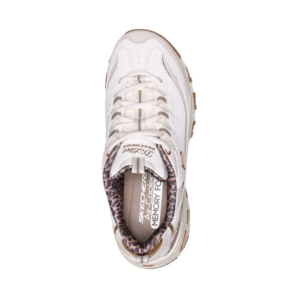 Skechers D’Lites – Wild Charm Sneaker White