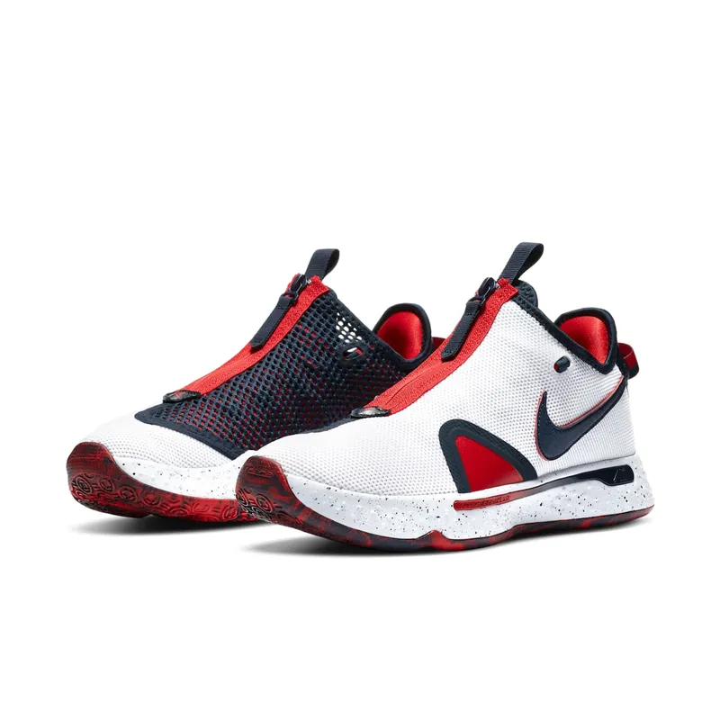 Nike PG 4 USA White/Obsidian-University Red (CD5079-101)