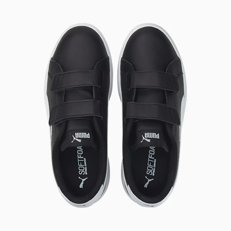 PUMA Smash V2 Kids’ Black/White (365173-03)