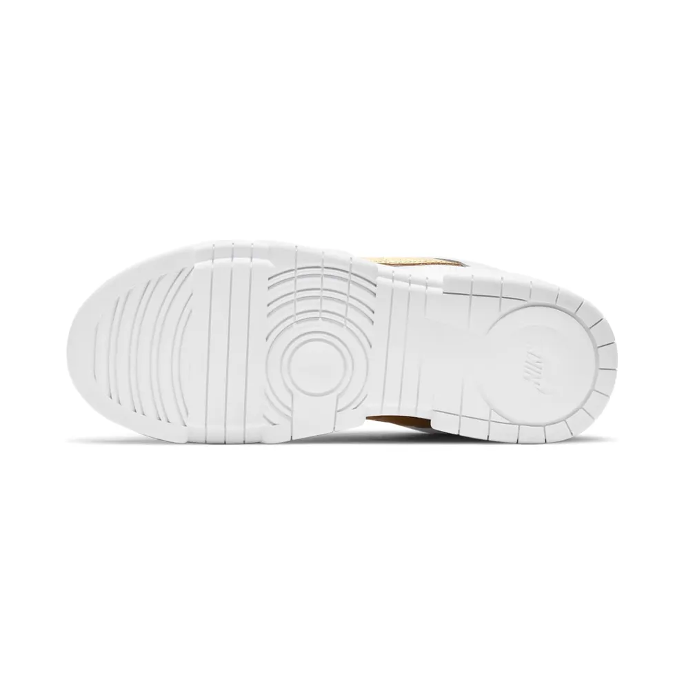Nike Dunk Low Disrupt White Metallic Gold (W) White/White-Metallic Gold (DD9676-100)