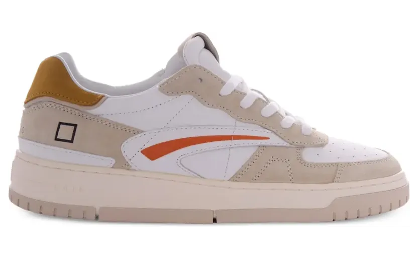 D.A.T.E. Torneo Sneakers mit perforiertem Detail – Weiß (M441TPCAHY)