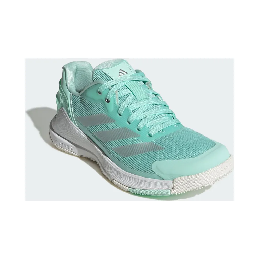 Adidas Crazyquick Lightstrike Padel Shoes Clear Mint / Silver Metallic / Cloud White (KI3588)