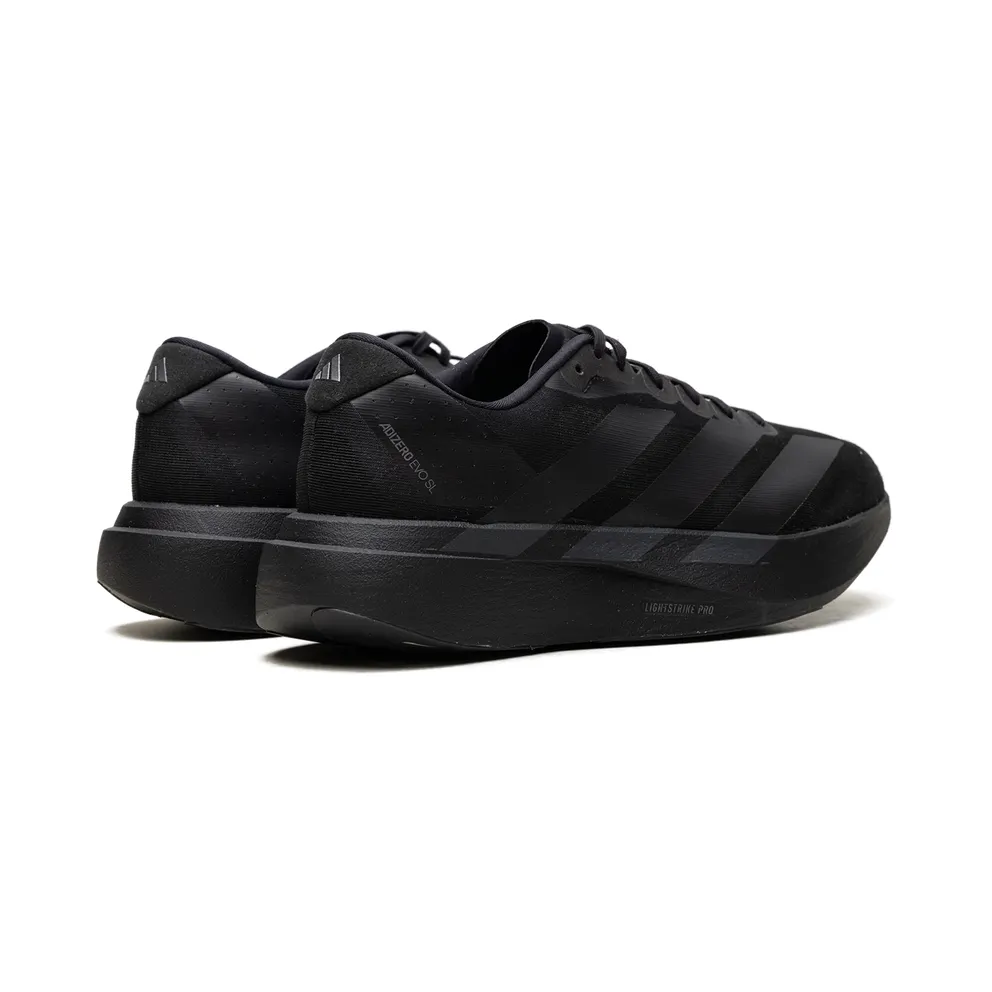 Adidas Adizero Evo SL “Core Black / Iron Metallic” (KH9858)