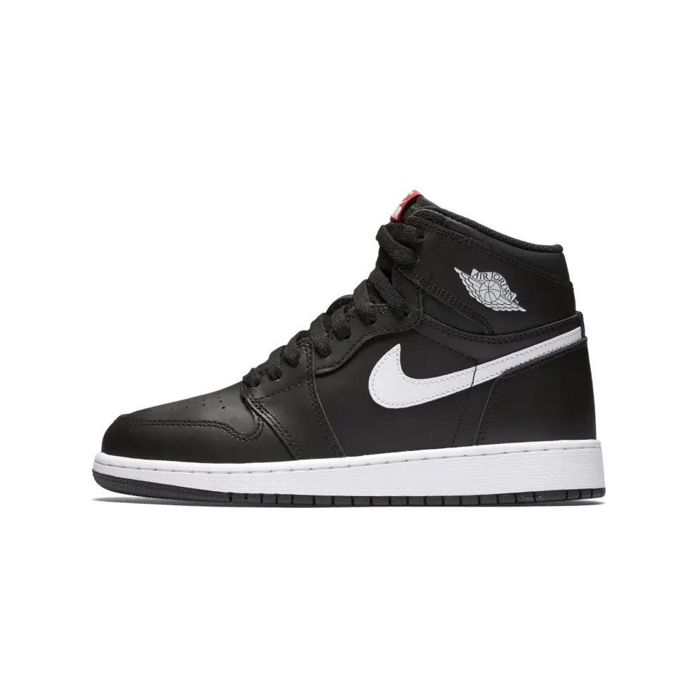Jordan 1 Retro Yin Yang Black (GS) Black/Black-University Red-White (575441-011)