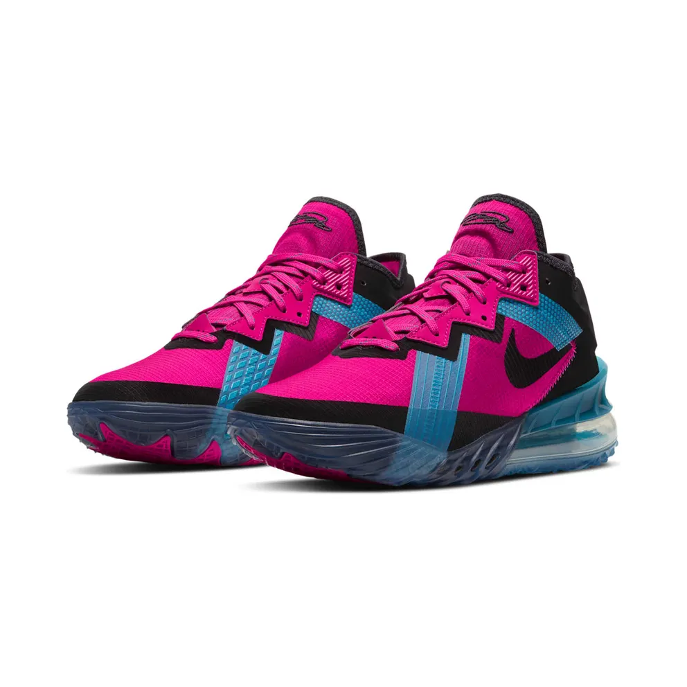 LeBron 18 Low’Neon Nights’Basketball Shoe Red (CV7562-600)
