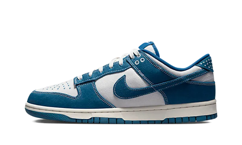 Nike Dunk Low “Denim / Shashiko – Industrial Blue” (DV0834-101)