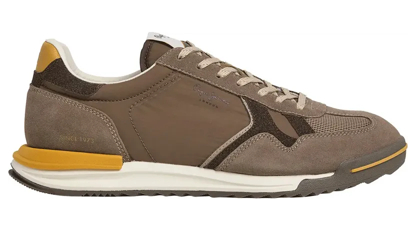 Pepe Jeans PèPè sneaker Donkerbeige / Bruin / Donkerbruin / Curry (PMS600027-860)