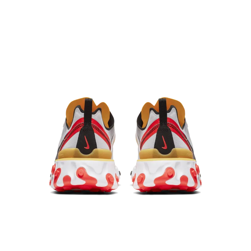 Nike React Element 55 White Black Crimson Gold White/Black-Bright Crimson-University Gold (BQ6166-102)