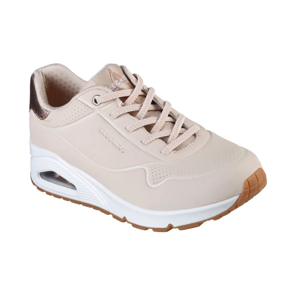 Skechers UNO – Shimmer Away Sneaker Natuurlijk