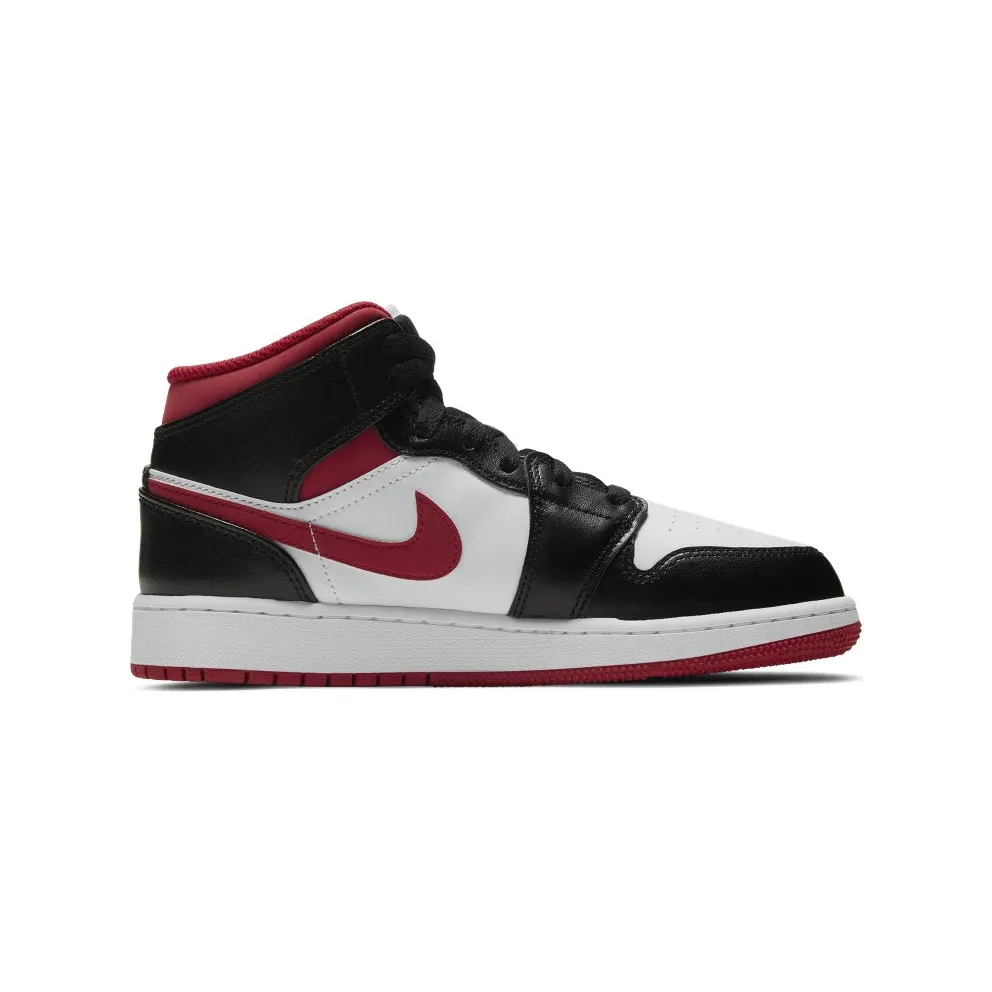 Air Jordan 1 Mid Gym Red (GS) (DJ4695-122)
