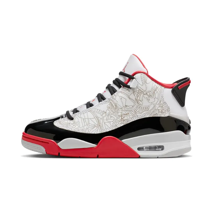 Jordan Dub Zero Varsity “White / Black / Neutral Grey / True Red” (311046-160)