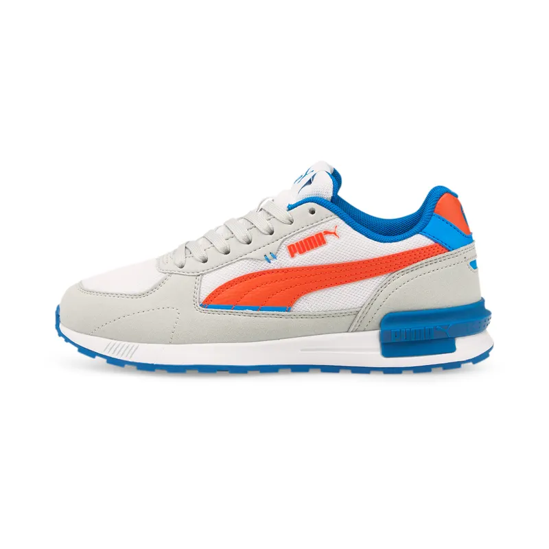 PUMA Graviton Youth Gray Violet/White/Cherry Tomato (381987-07)
