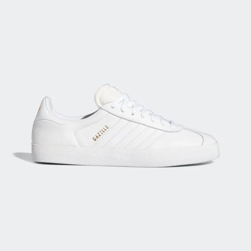 Adidas Gazelle ADV ‘Cloud White’ Cloud White/Cloud White/Gold Metallic (FY0482)