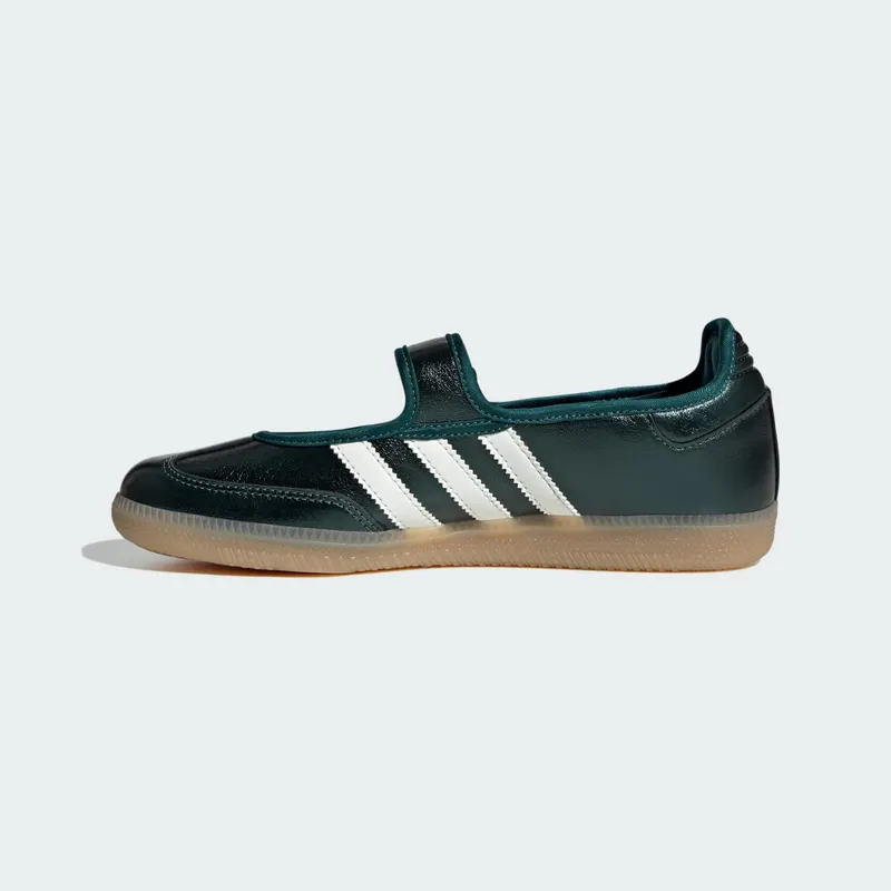 Adidas SAMBA JANE Shoes Rich Green / Off White / Gum (KK2501)