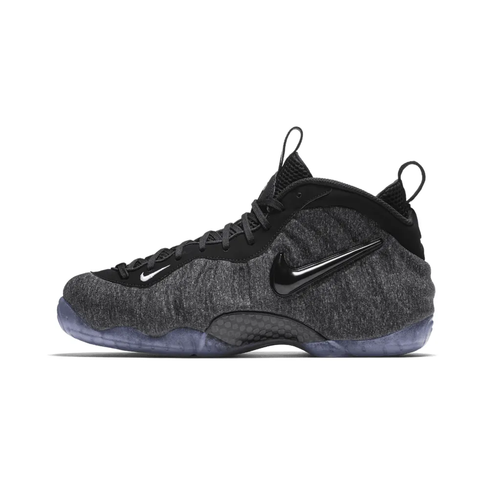 Nike Air Foamposite Pro Wool Fleece Dark Grey Heather/Black-Black (624041-007)