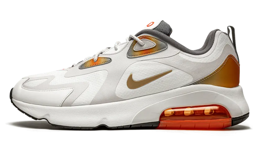 Nike Air Max 200 ‘Magma Orange’ Summit White/Magma Orange/Smoke Grey/Vast Grey (AT8507-100)