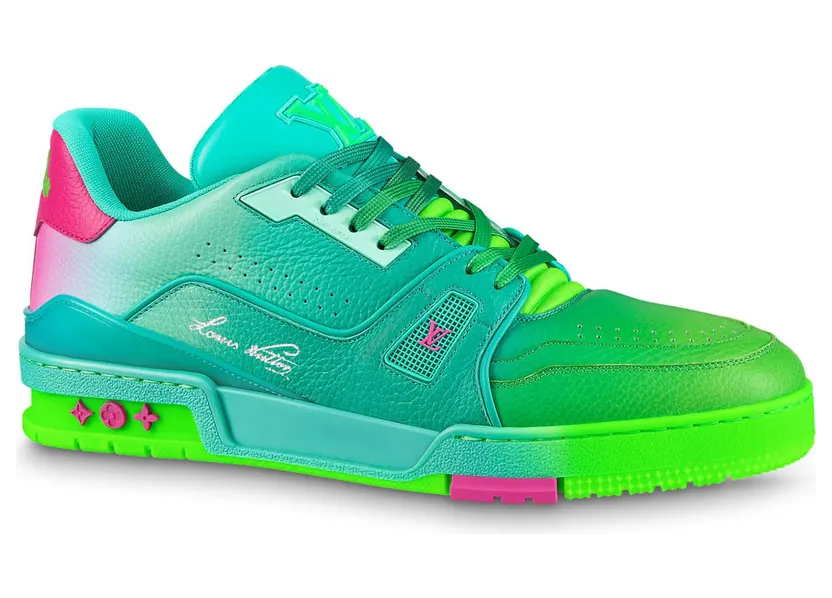 Louis Vuitton Trainer Green Ombre (1A9TRU)