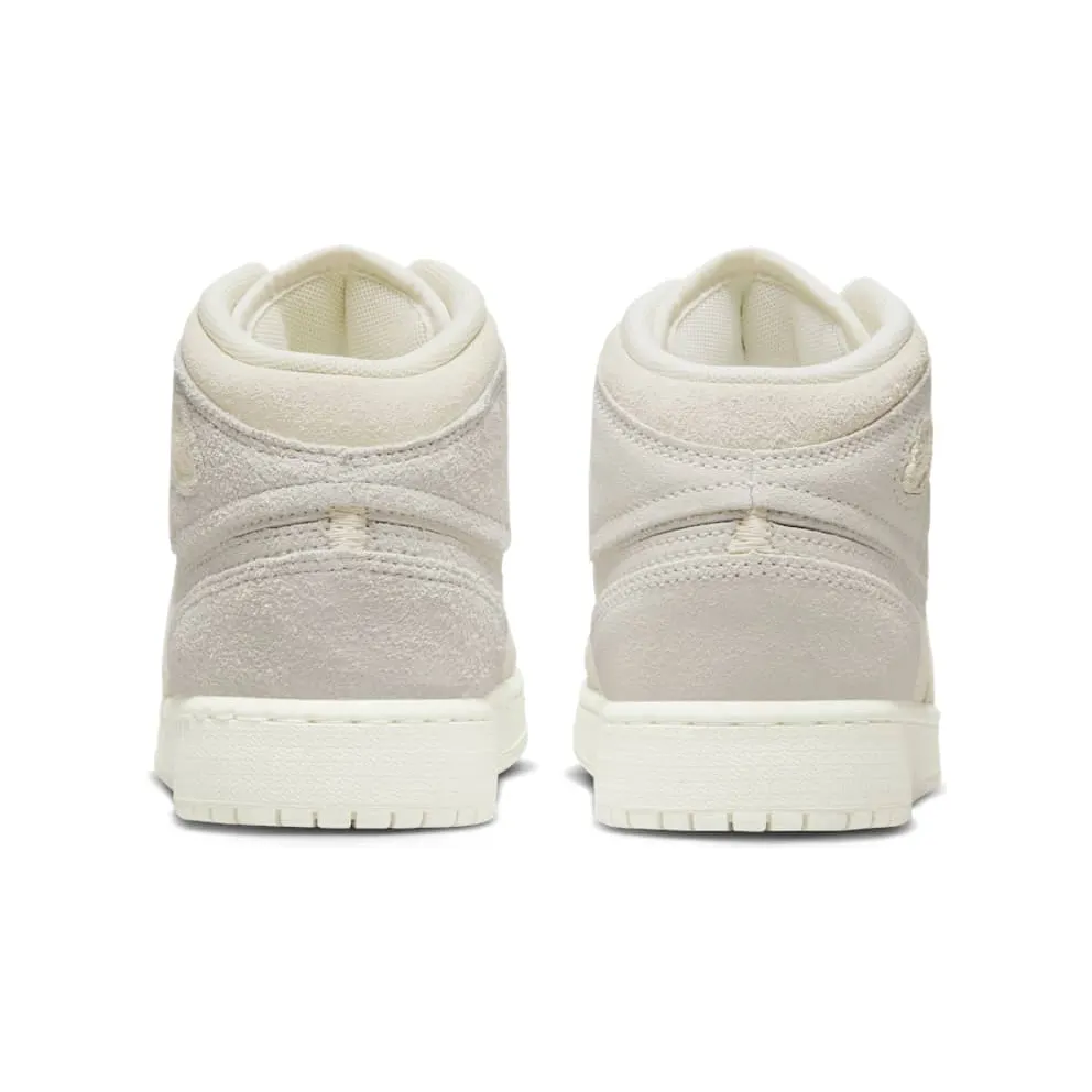 Jordan 1 Mid SE GS “Craft Pale Ivory” (FN7449-100)