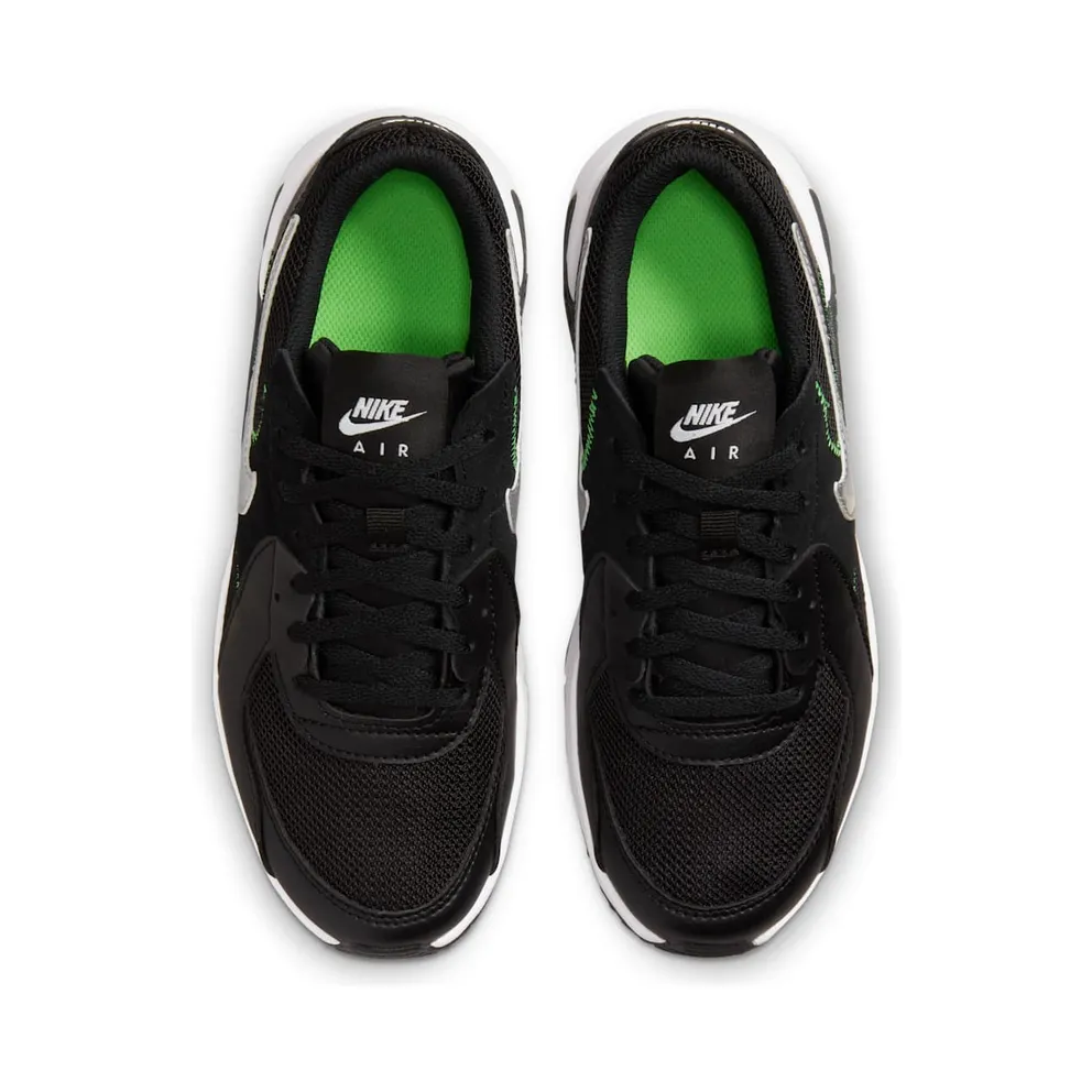 Nike Air Max Excee “Black / Dark Smoke Grey / Green Strike / Chrome” (CD6894-015)