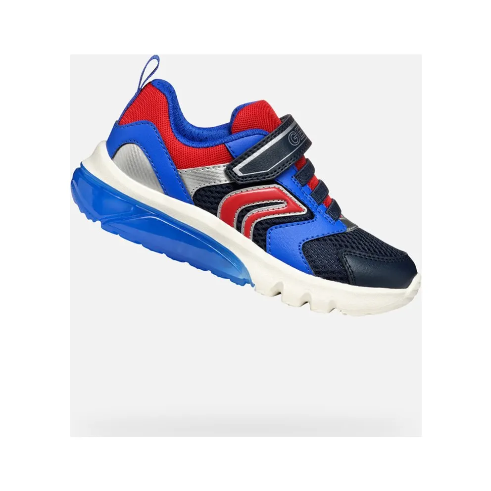 Geox sneaker Marineblauw/Donkerrood (J45LBC01454C4244)