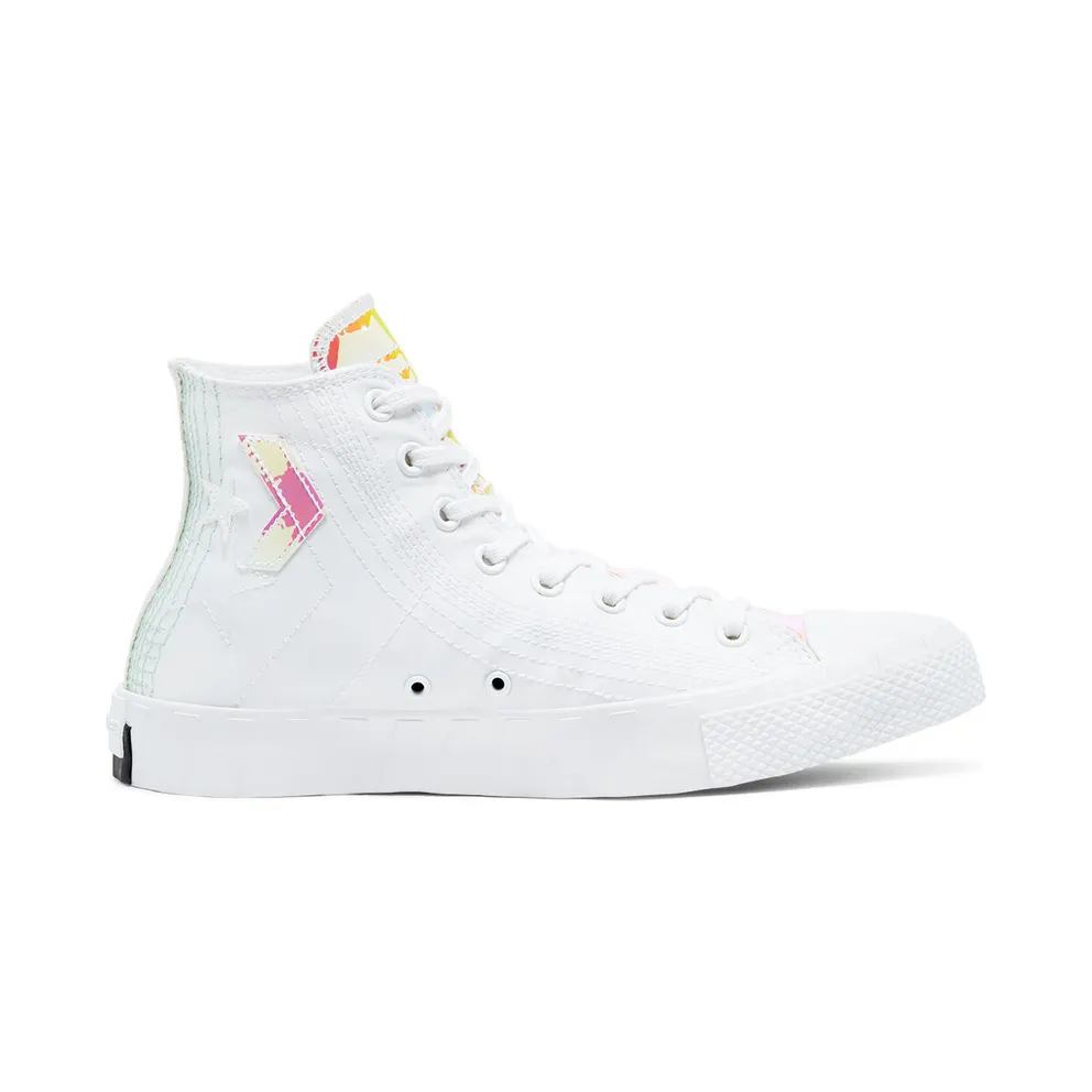 Converse Hi-Vis Iridescent UNT1TL3D High Top White/White/Iridescent (170605C)