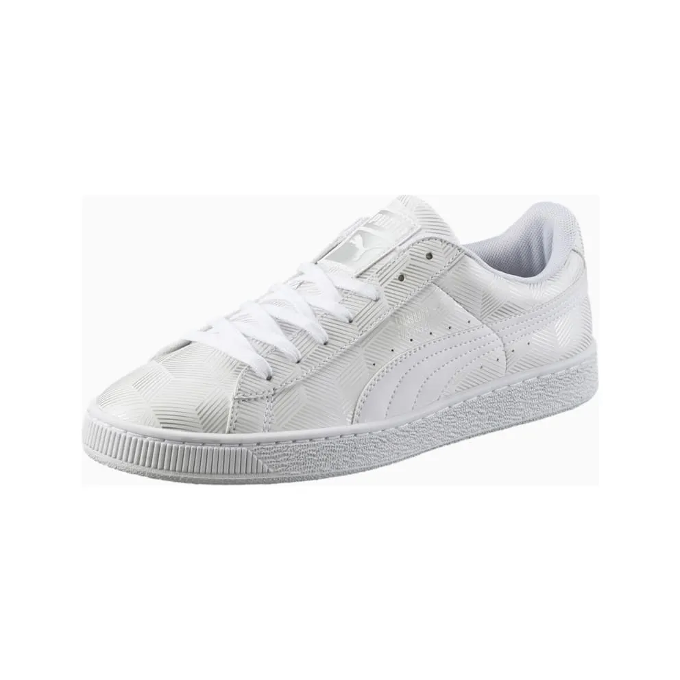 Puma Basket Classic Metallic White White (361069-02)