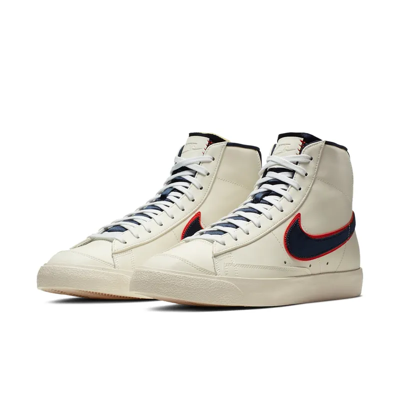 Nike Blazer Mid 77 City Pride Chicago Sail/Total Crimson-Gum Medium Brown-Obsidian (CD9318-100)